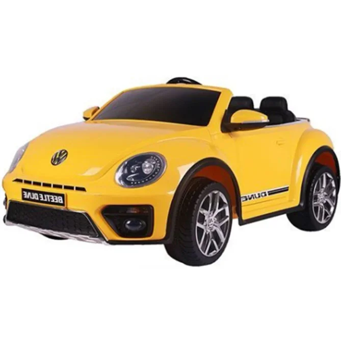 Электромобиль KikkaBoo Volkswagen Beetle Yellow foto