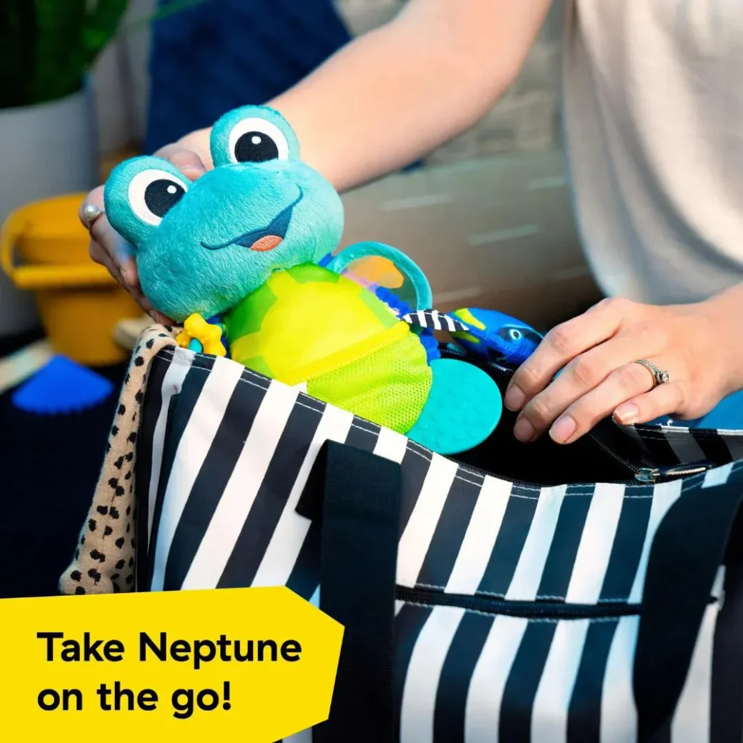 Jucarie interactiva de plus Baby Einstein Ocean Explorers Neptune foto