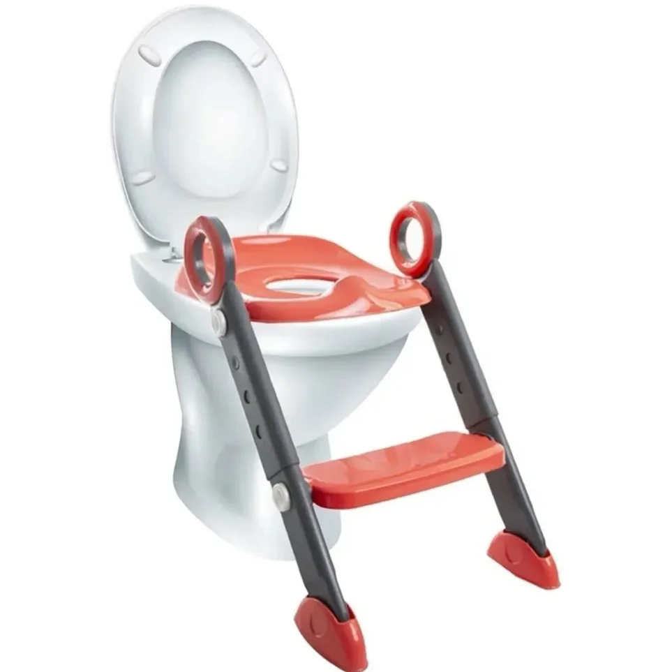 Treapta pliabila si adaptor pentru WC BabyJem Coral foto