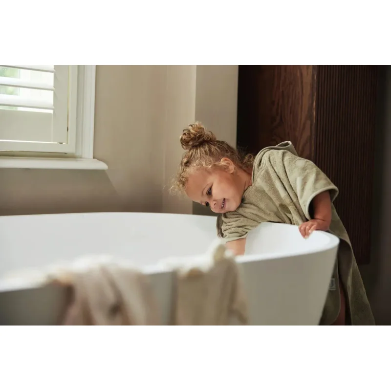 Poncho pentru baie Jollein Terry Miffy Jacquard Olive Green foto