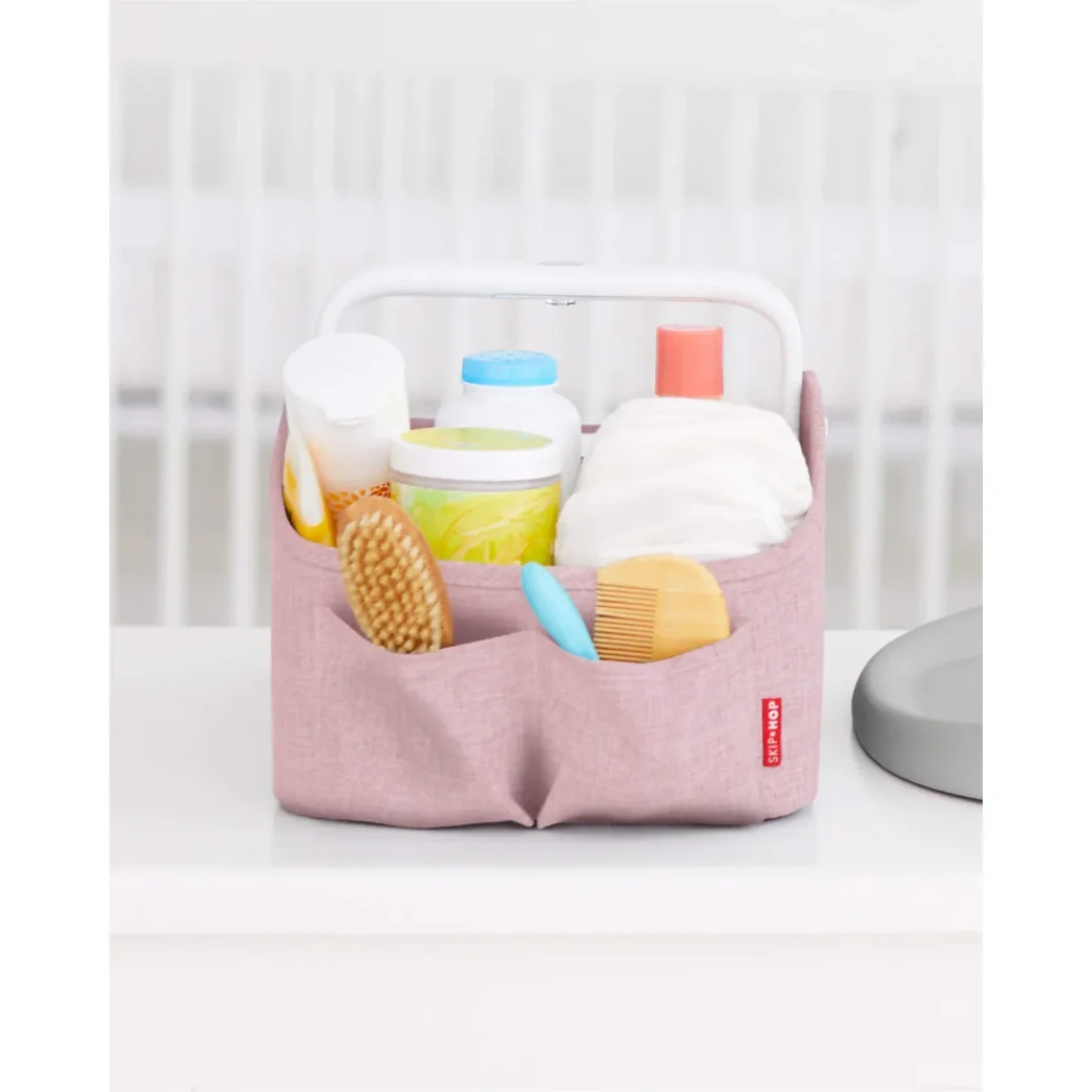 Organizator pentru scutece cu lumina Skip Hop Light Up Pink Heather foto