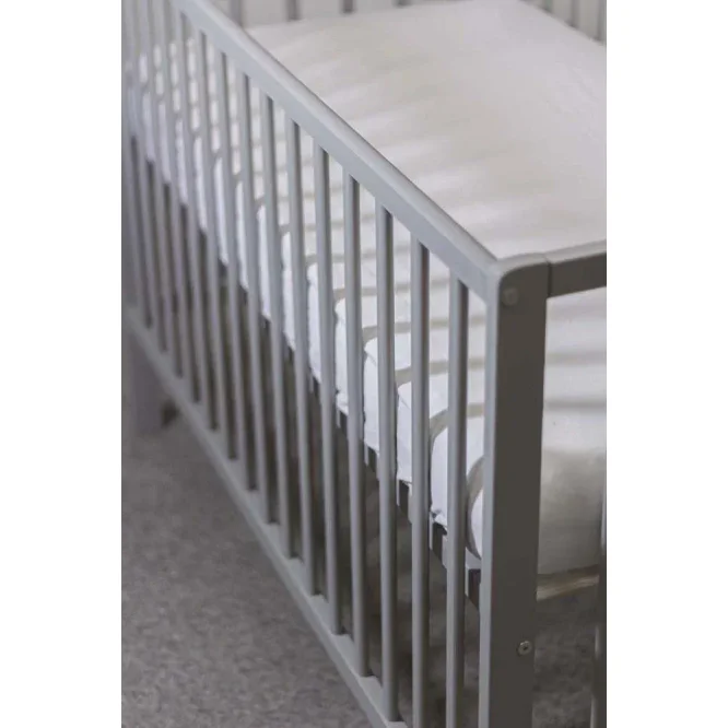 Cearsaf impermeabil cu elastic Petite&Mars Soft Dream Dry White, 120x60 cm foto