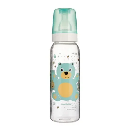 canpol 11/841 biberon din tritan "happy animals" 250 ml. ( 12+)