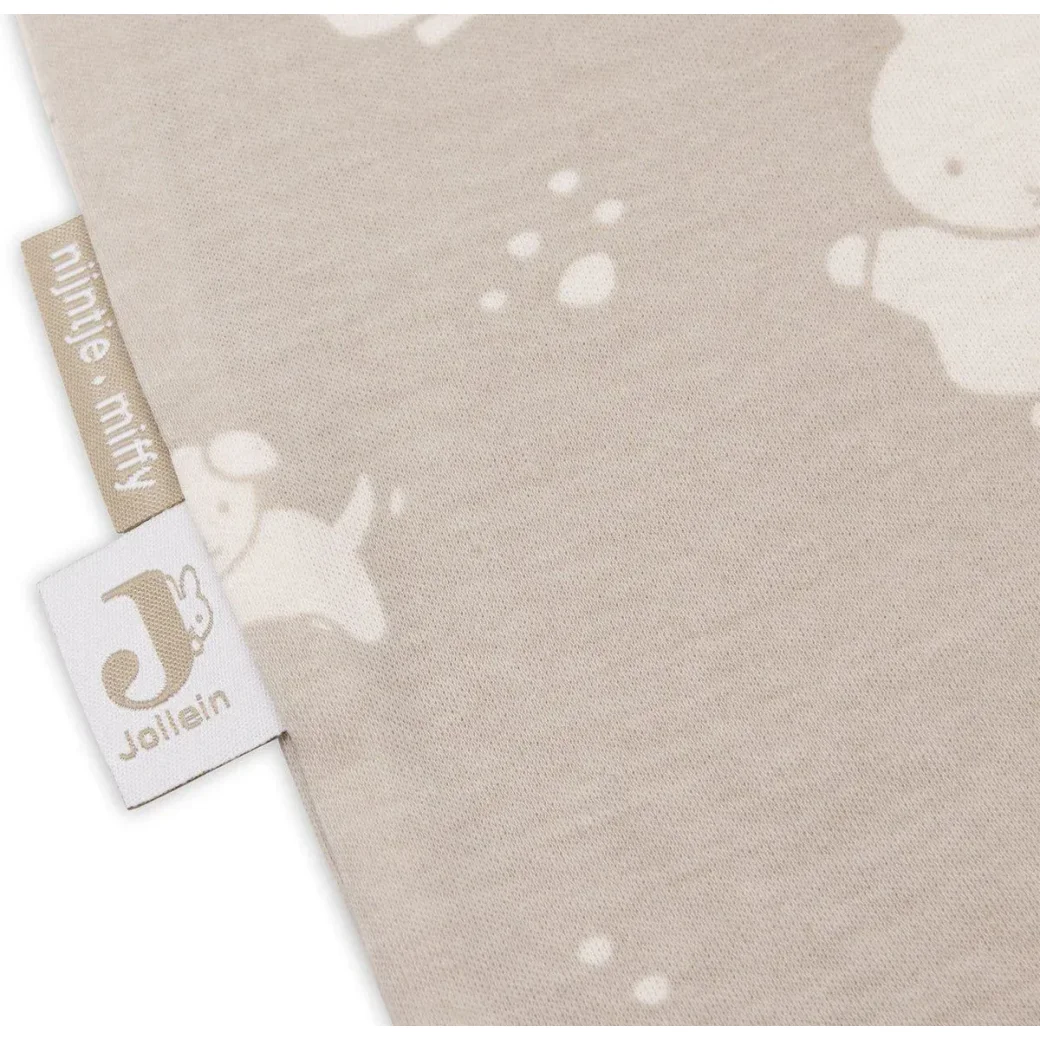 Sac de dormit Jollein Jersey Miffy & Snuffy Verde Olive, 110 cm foto
