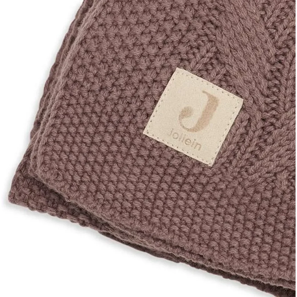 Paturica Jollein Spring Knit Chestnut, 100x150 cm foto
