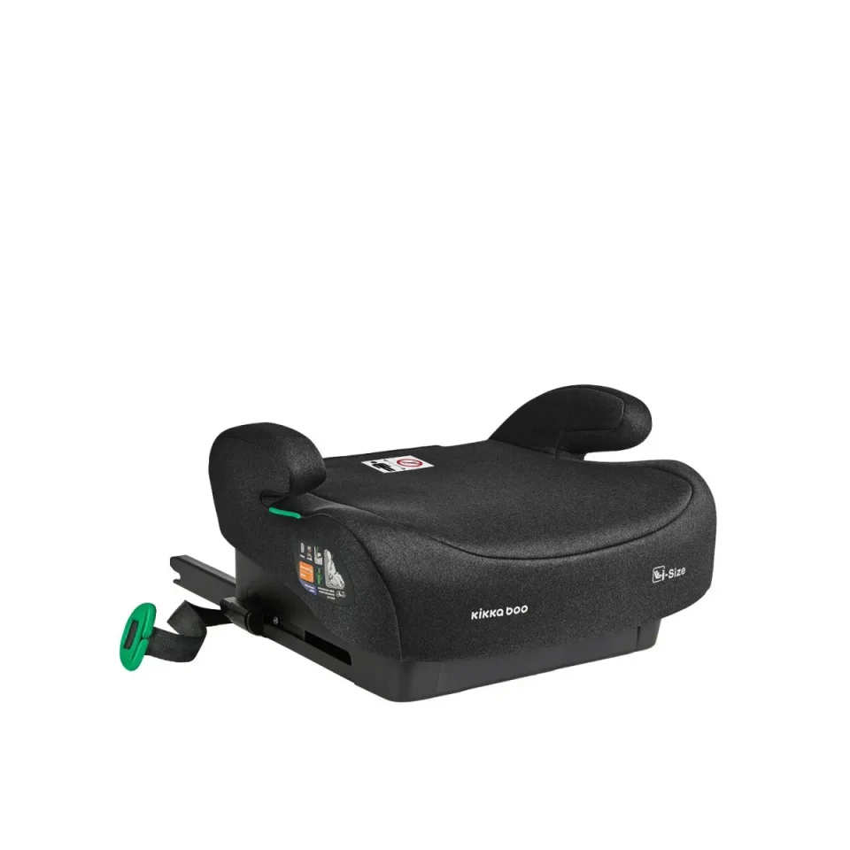 Автокресло-бустер i-Size KikkaBoo i-Boost Black, 125-150 см foto