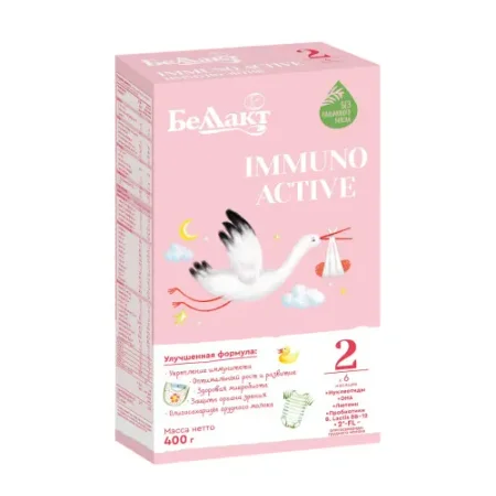 lapte praf Беллакт immuno active 2 (6-12 luni +) 400 gr.