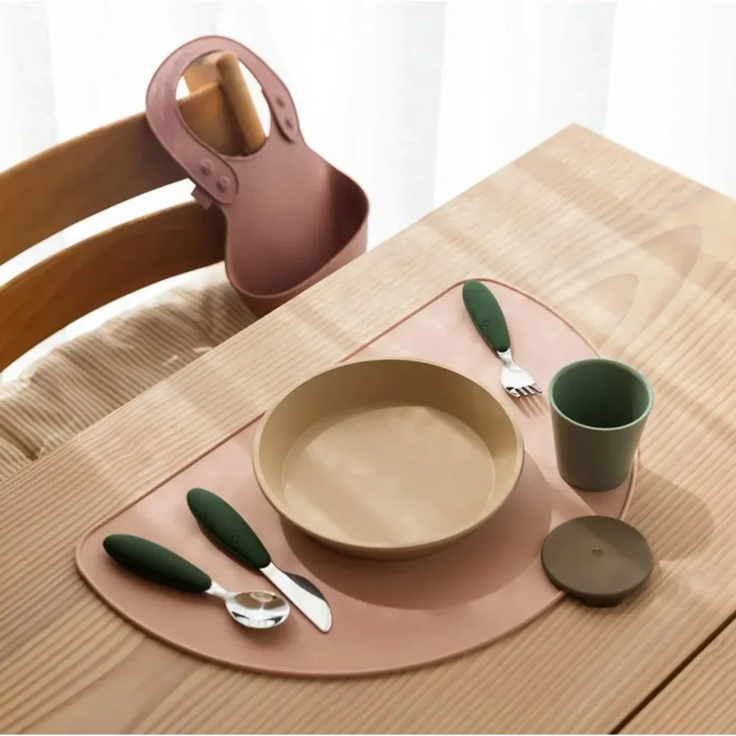 Set tacamuri din otel inoxidabil BIBS Dark Oak foto