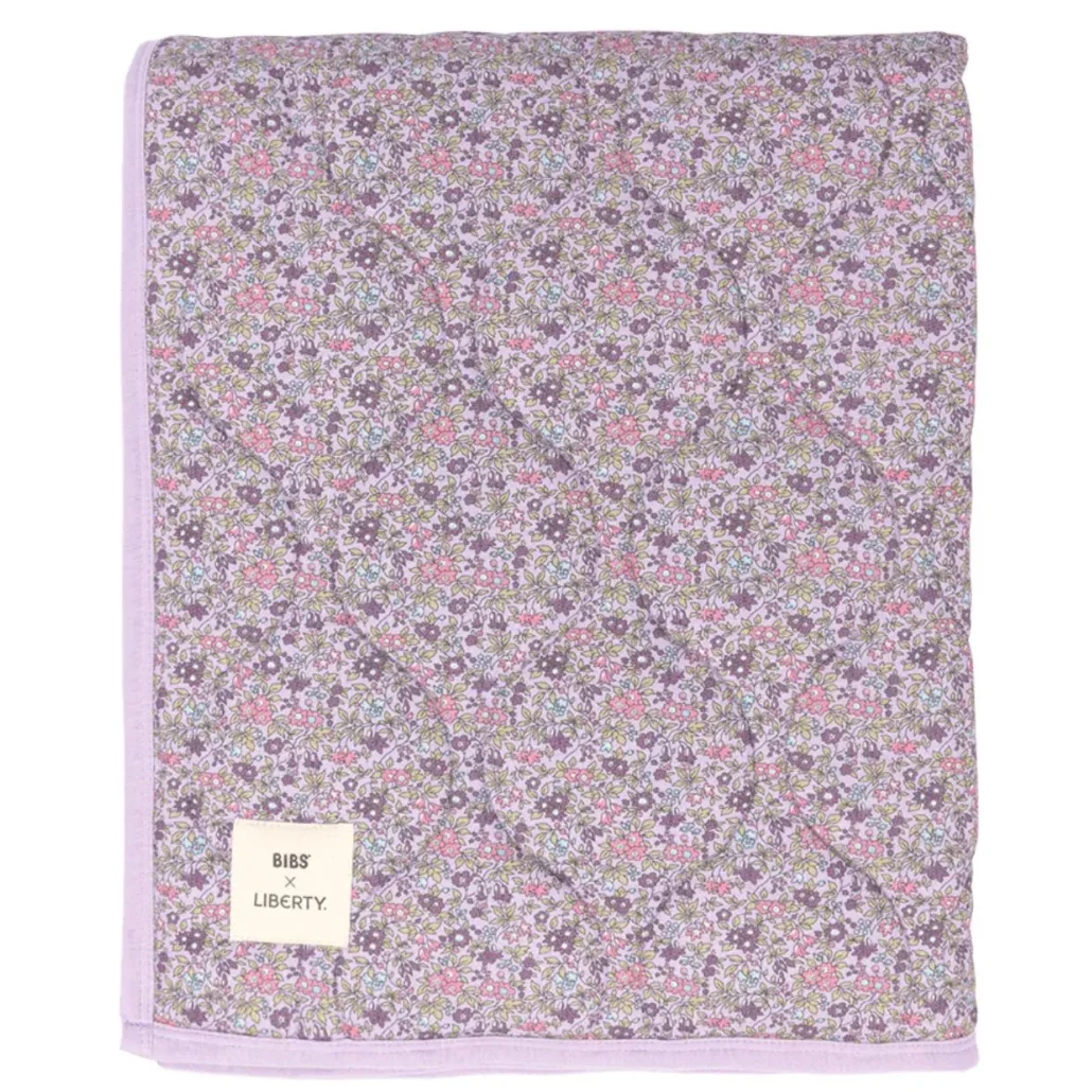 Одеяло стеганое BIBS Liberty Chamomile Lawn Violet Sky (85х110 см) foto