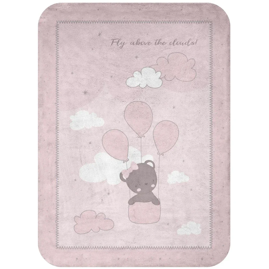 Супермягкое одеяло KikkaBoo Dream Big Pink, 80х110 см foto