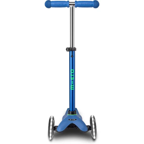 Trotineta Micro Mini Deluxe LED Crystal Blue foto
