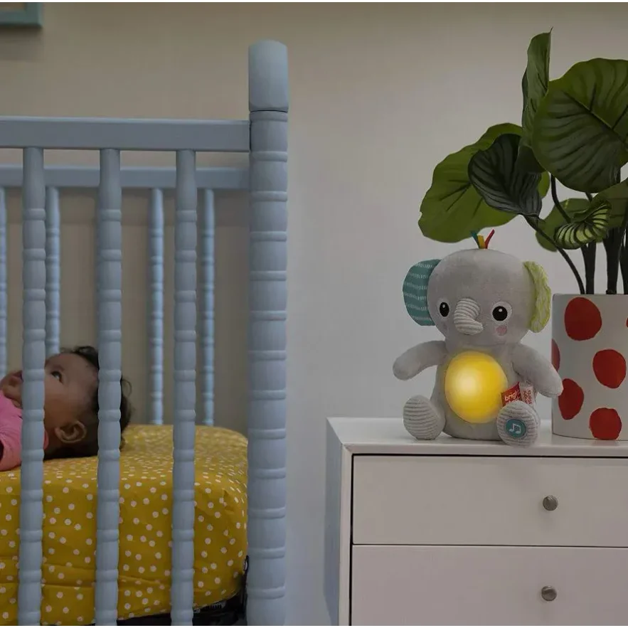 Jucarie interactiva Bright Starts Hug a Bye Baby Elephant foto