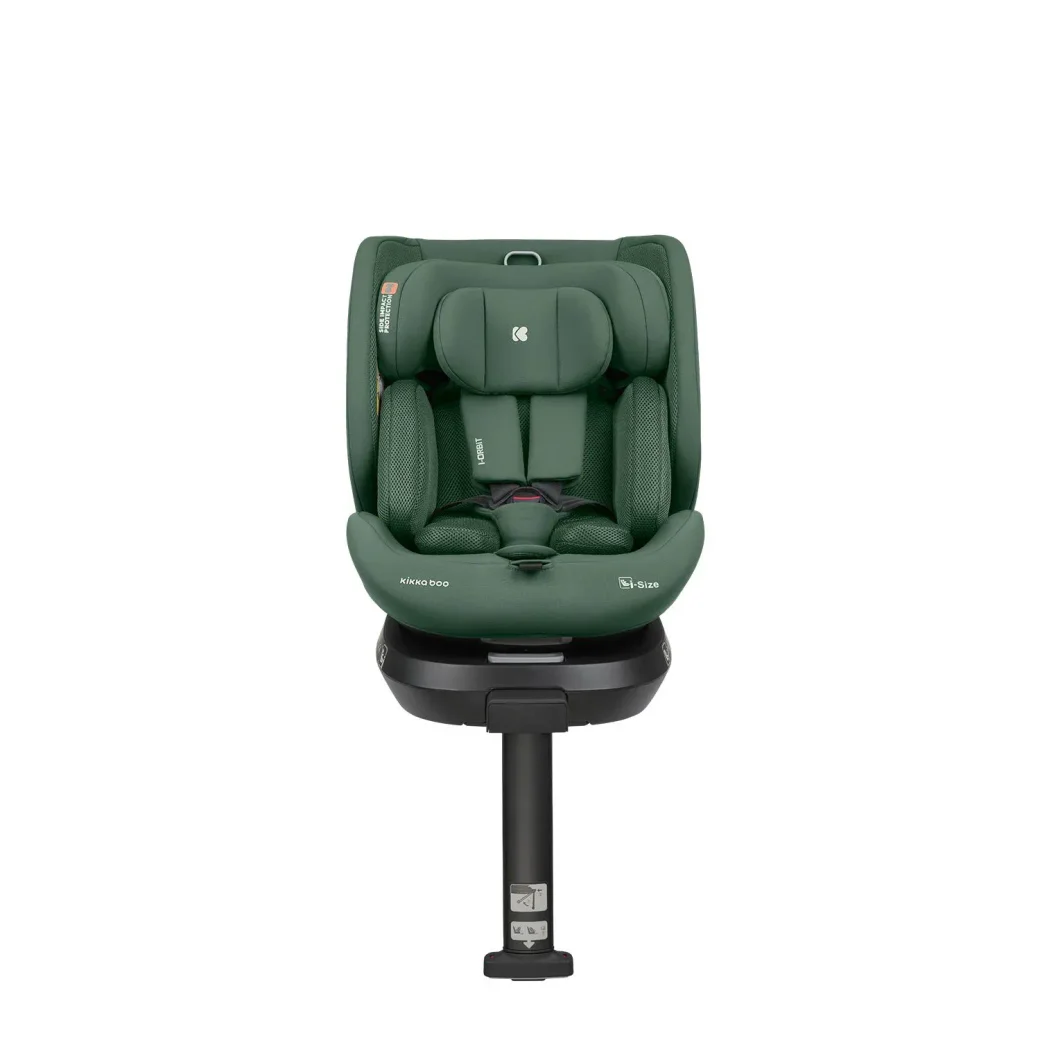 Вращающееся автокресло с изофиксом KikkaBoo i-Orbit Army Green, 40-150 см foto