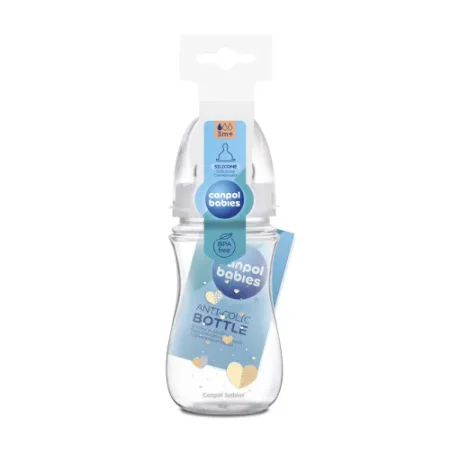canpol 35/217 Бутылочка антиколиковая easy start "newborn baby" 240мл. (3+)