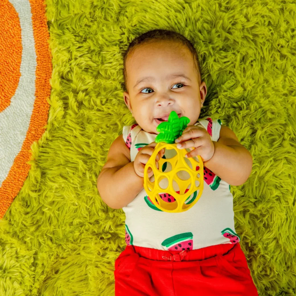 Jucarie gingivala Bright Starts Ananas foto