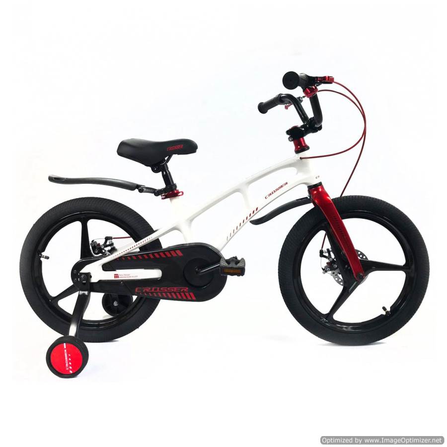 Bicicletă New Magnesium White&Red Crosser