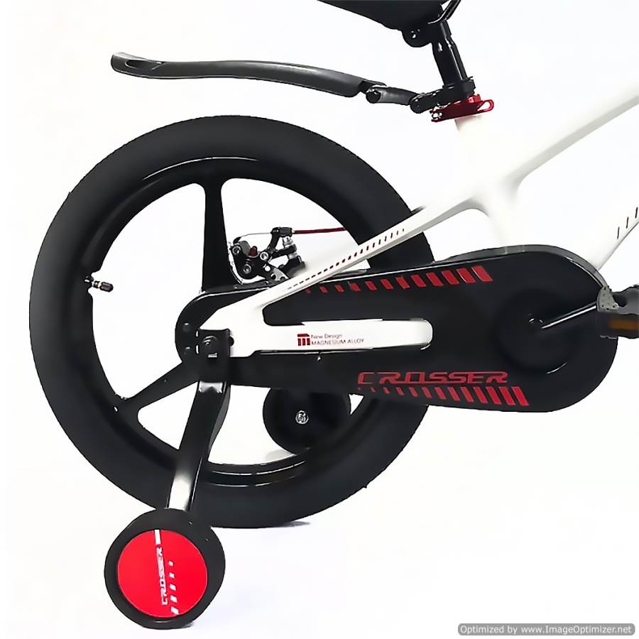 Bicicletă Magnesium White&Red Crosser Diametrul roților 16-2