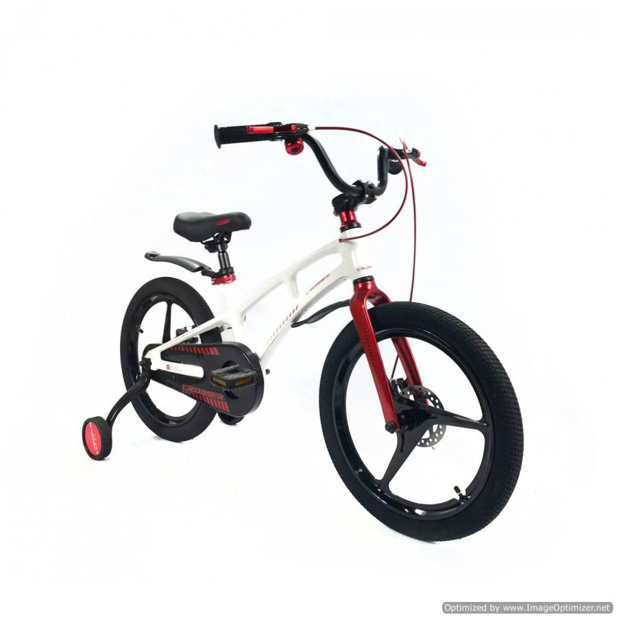 Bicicletă Magnesium White&Red Crosser Diametrul roților 16-2