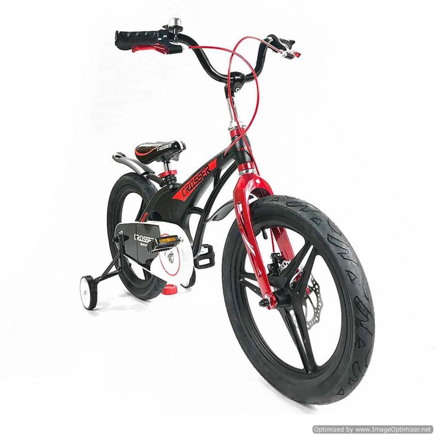 Bicicletă-pentru-copii-Magnesium-Black&Red-Crosser1