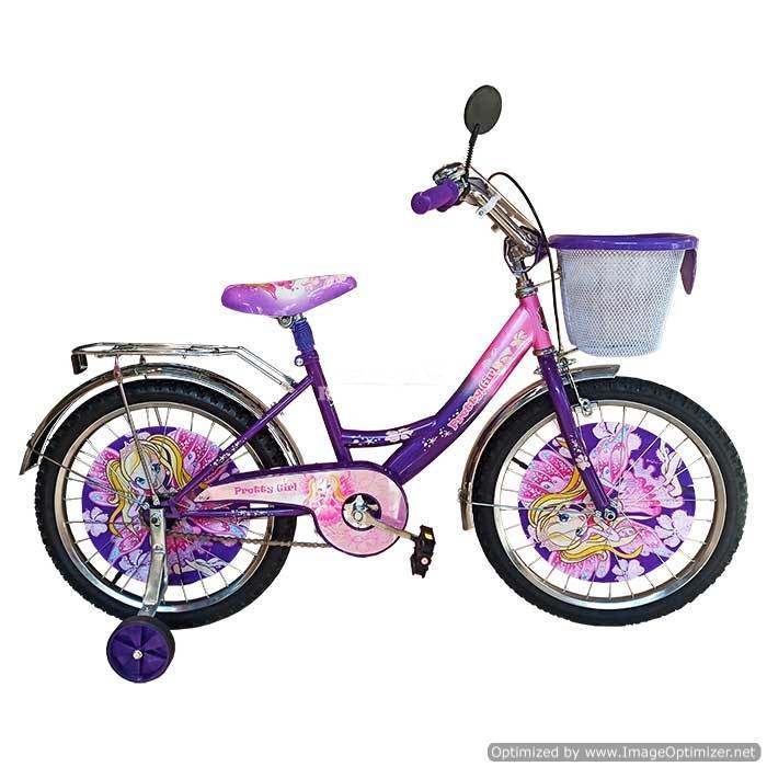 Bicicletă pentru fetițe Princess Pretty Girl Violet