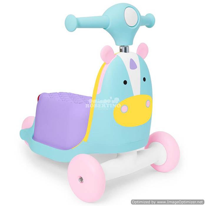 Scooter pentru copii 3 în 1 SKIP HOP Ride on Toy – Unicorn