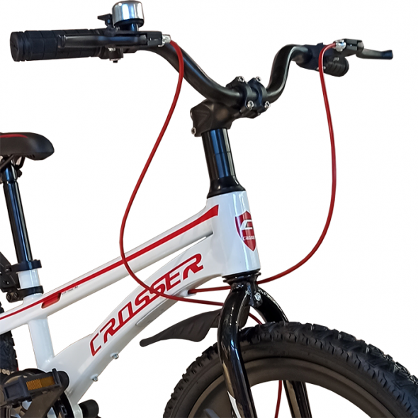 Bicicletă pentru copii Magnesium Premium White Crosser
